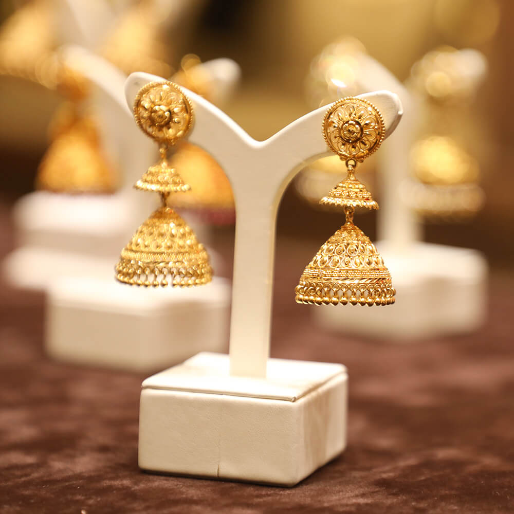 Manubhai Gold Earrings