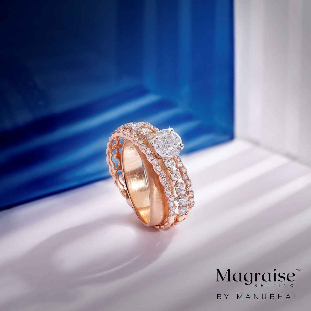 Manufacturer of 18kt fancy flower design real diamond ring | Jewelxy - 55578-totobed.com.vn