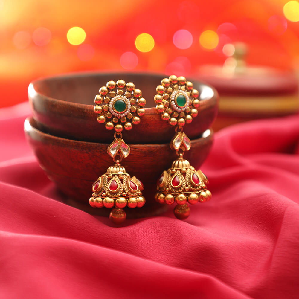 Manubhai Antique Earrings
