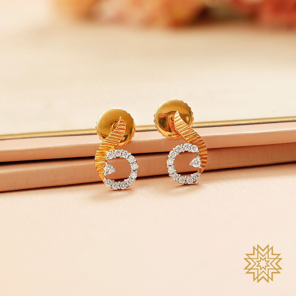 Manubhai Real Diamond Earrings