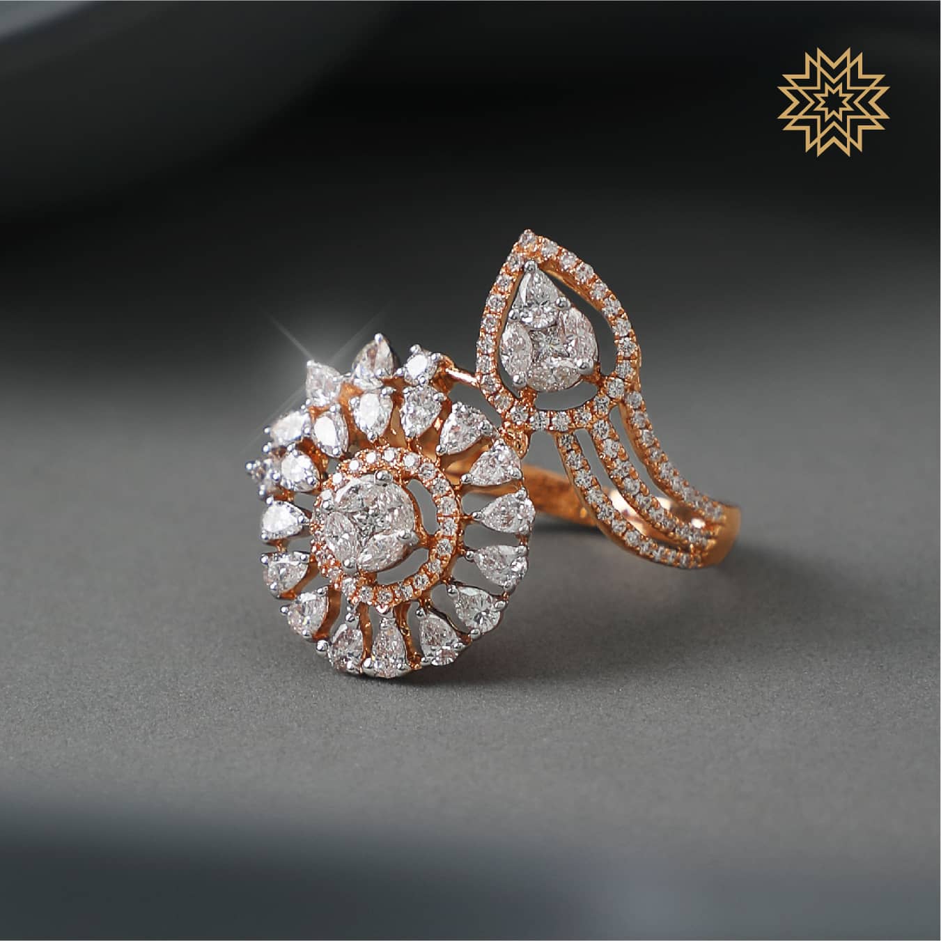 Manubhai Real Diamond Ring