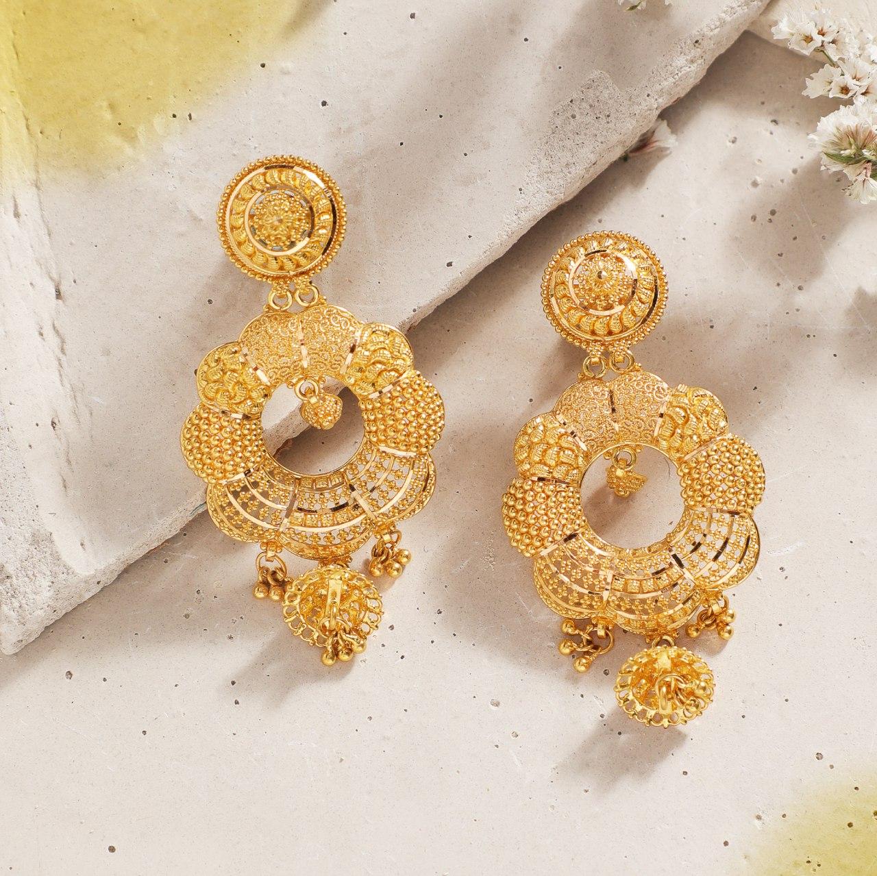 The Nysha Silver Earrings-Buy antique kundan earrings online — KO Jewellery