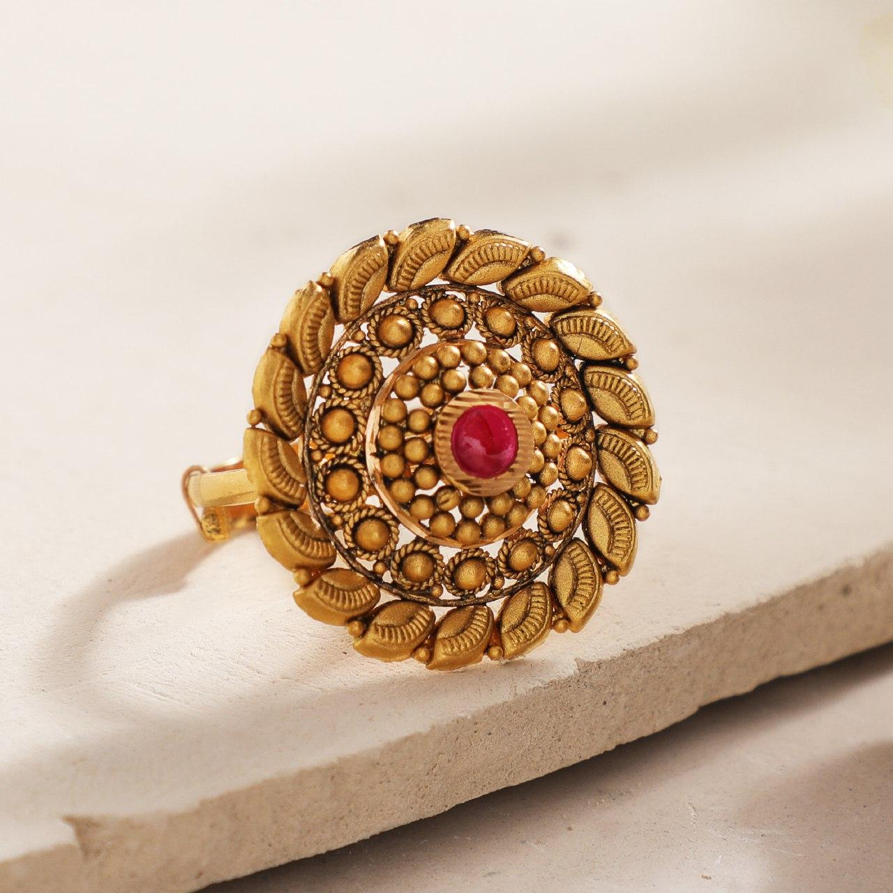 Manubhai Gold Ring
