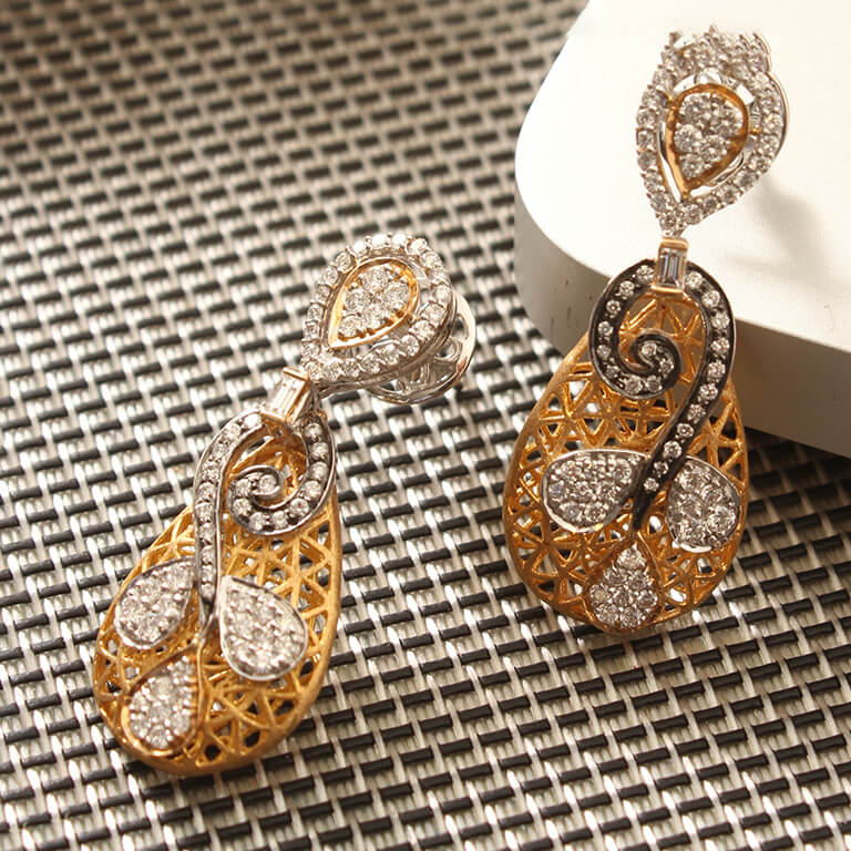 Buy Real Diamond Earrings (18K)