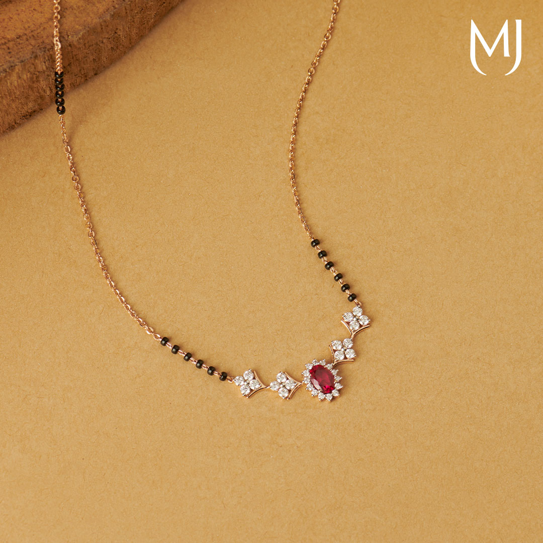 Buy Real Diamond Mangalsutra(18K)