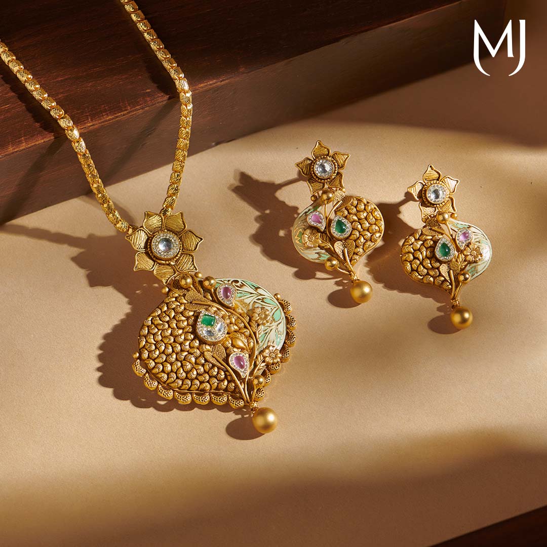Buy Antique Pendant set(22K)