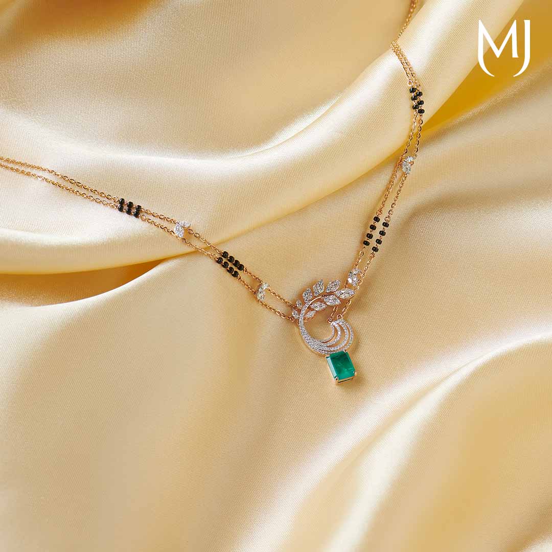 Buy Real Diamond Mangalsutra(18K)