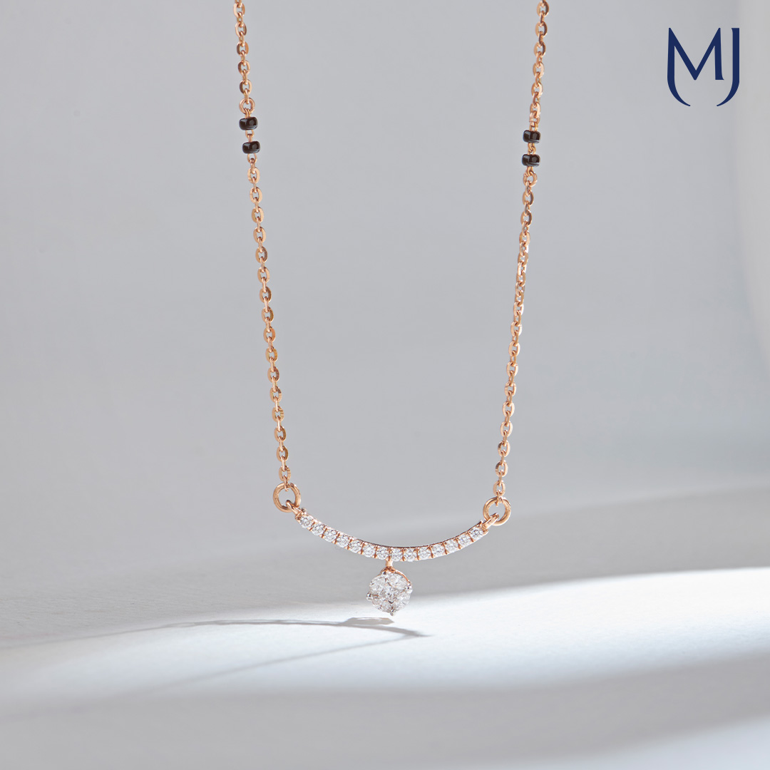 Buy Real Diamond Mangalsutra(18K)