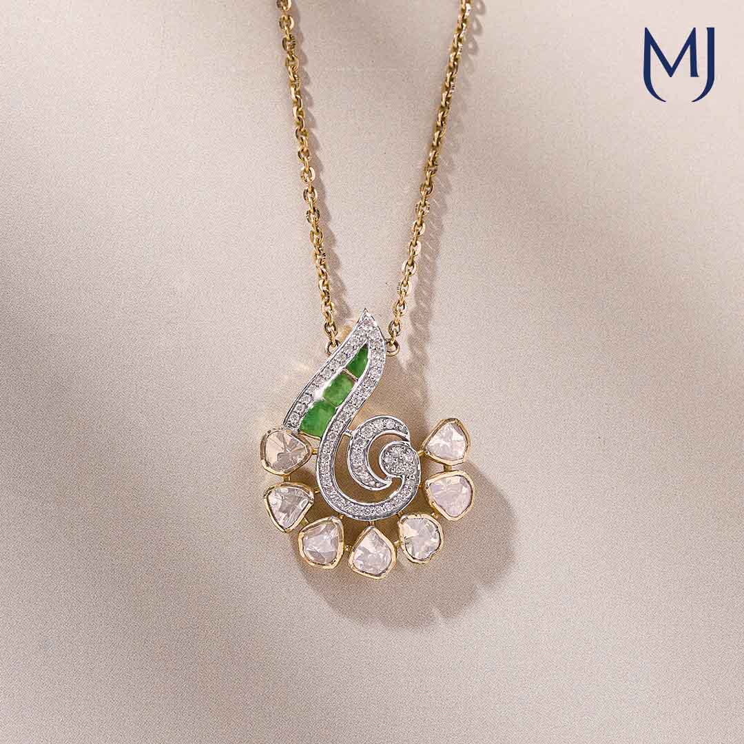 Buy POLKI PENDANT SET(14K)