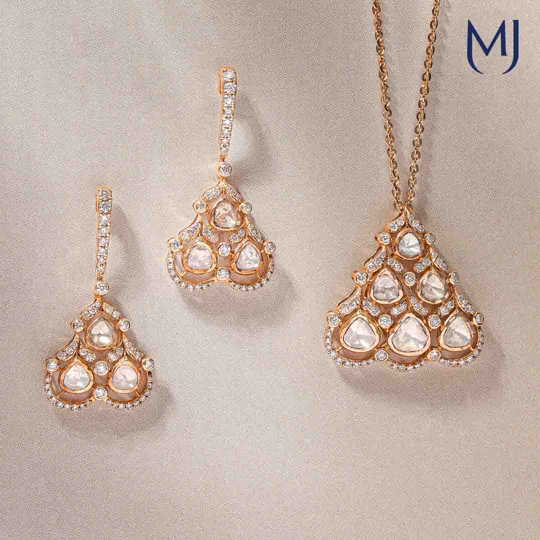 Buy POLKI PENDANT SET(18K)