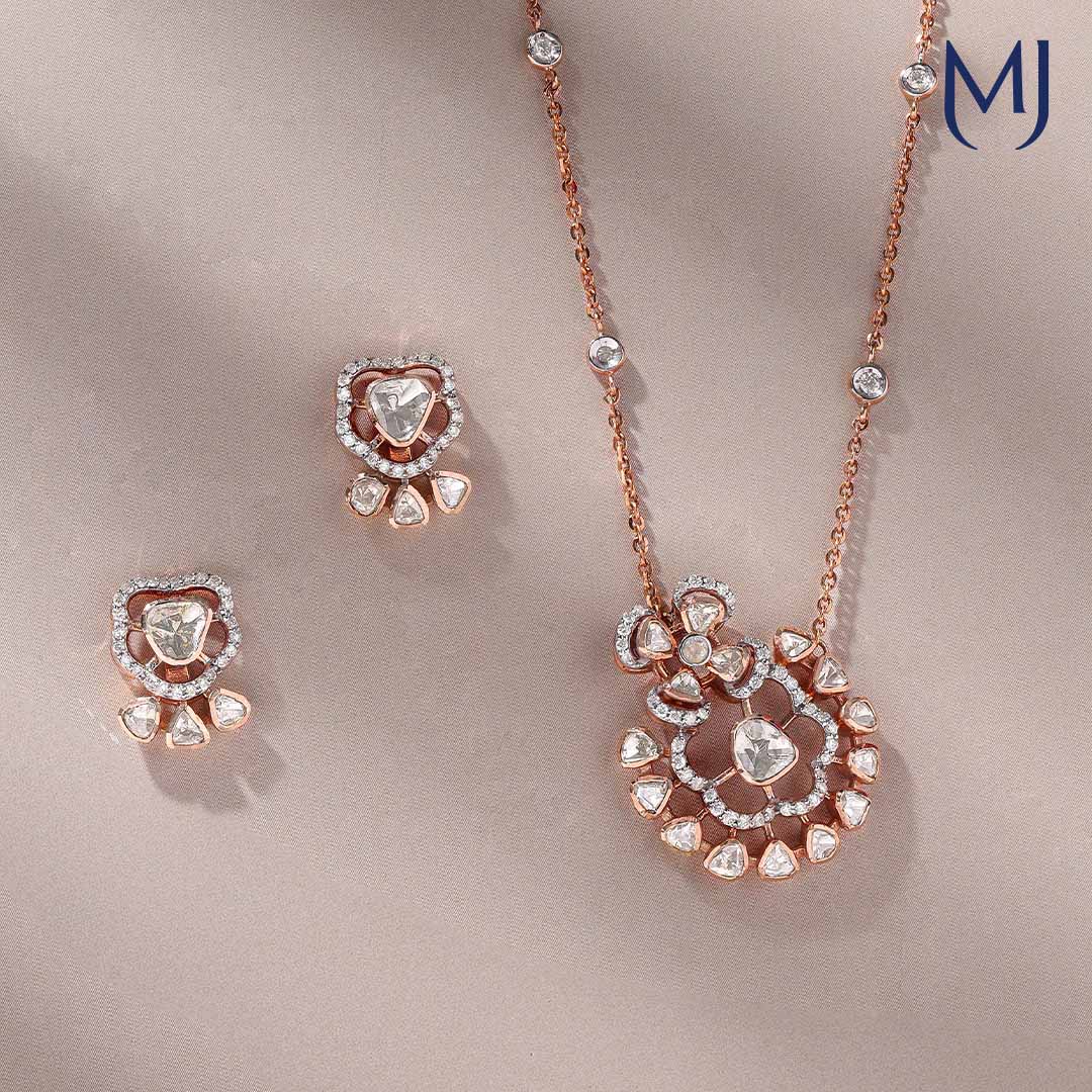 Buy POLKI PENDANT SET(14K)