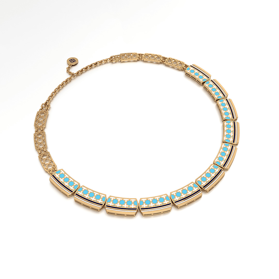 Diamond Set Necklace (18K)