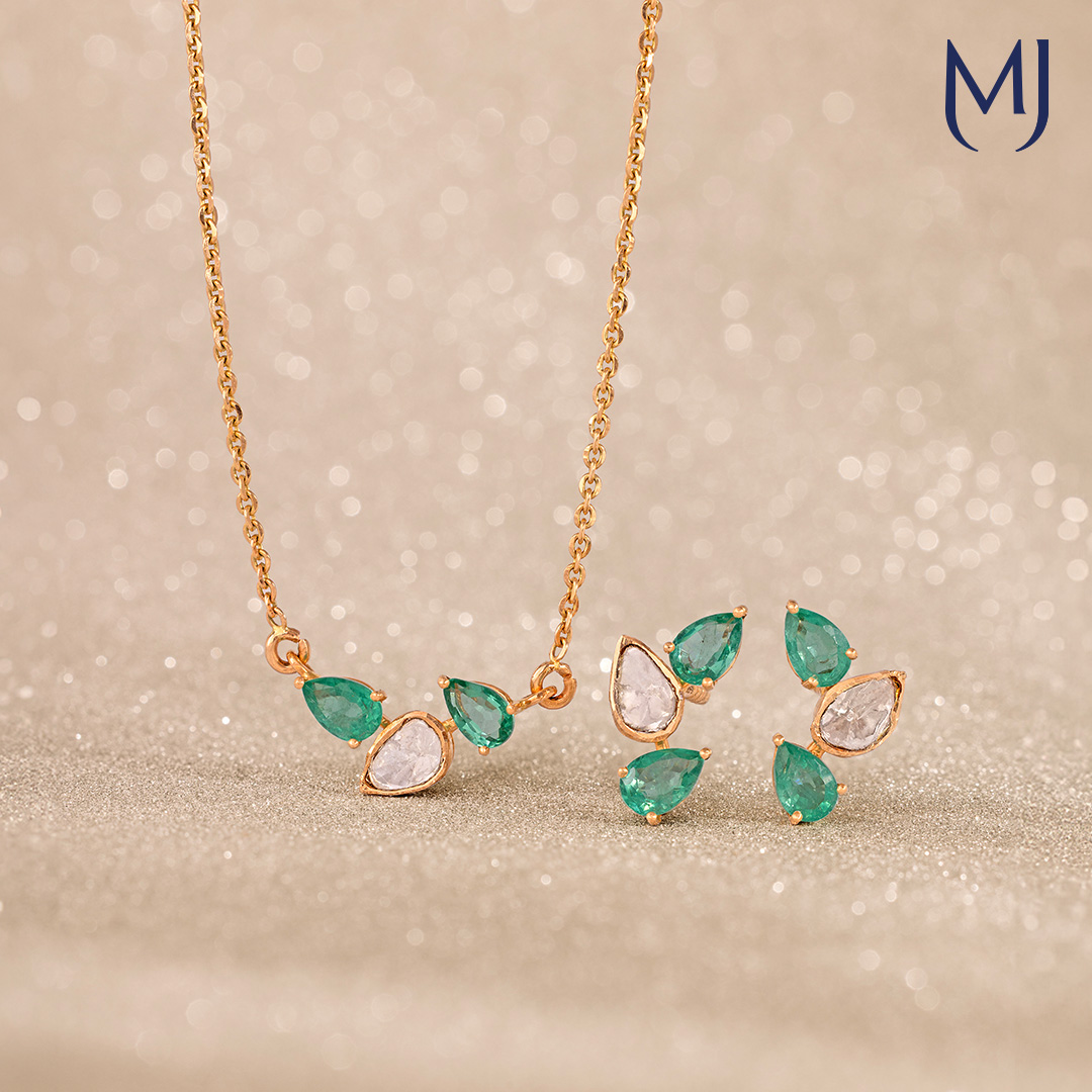 Buy POLKI PENDANT SET(14K)