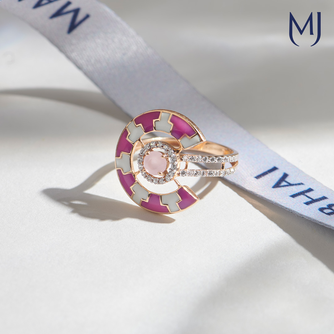 18 KT Dusky Pink Gold Ring