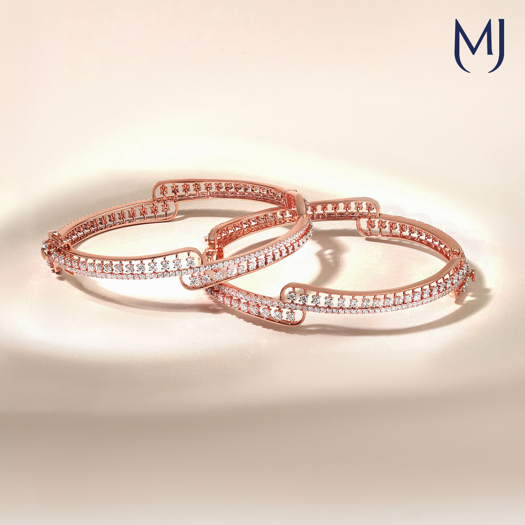 Buy Real Diamond Bangle(18K)