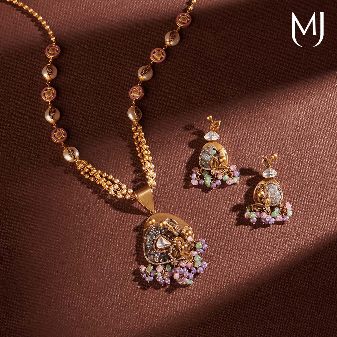 Buy Antique Pendant set(22K)