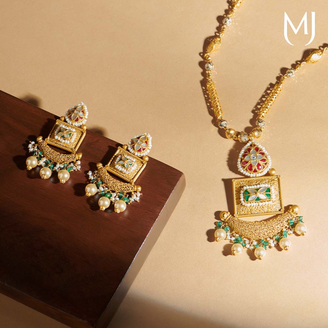 Buy Antique Pendant set(22K)