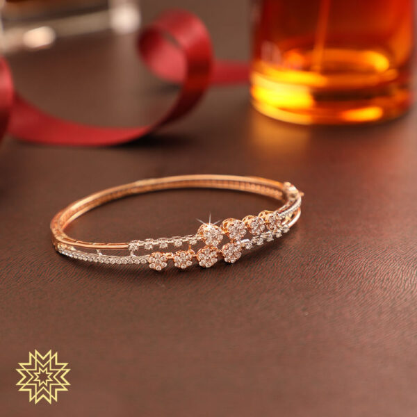 Manubhai Real Diamond Bangle