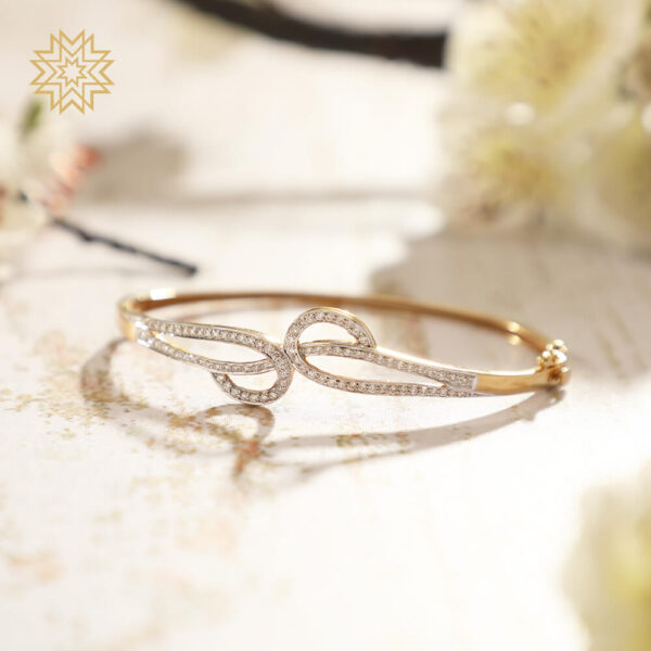Manubhai Real Diamond Bangle