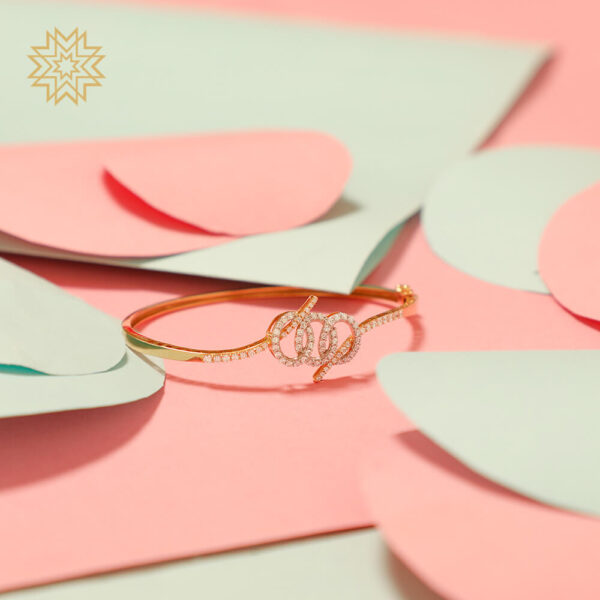 Manubhai Real Diamond Bangle