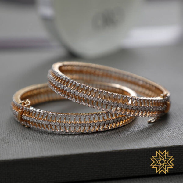 Manubhai Real Diamond Bangle