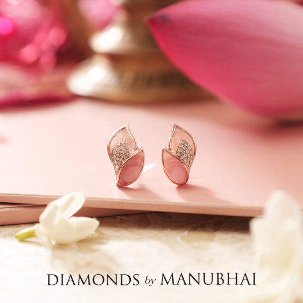 Manubhai Real Diamond Earrings