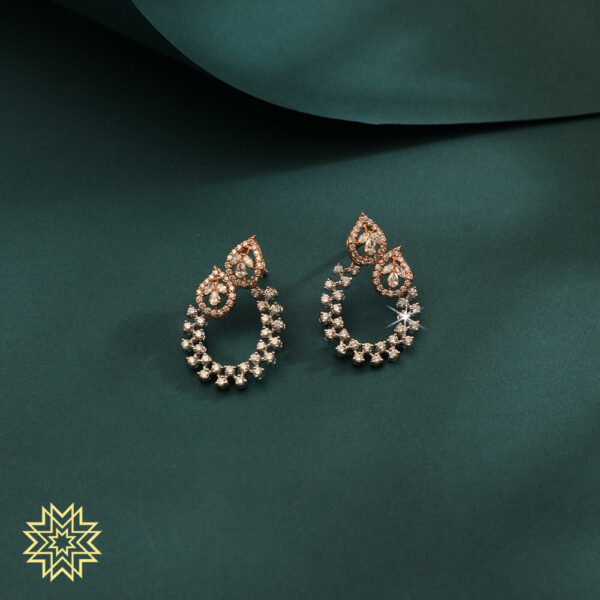Manubhai Real Diamond Earrings