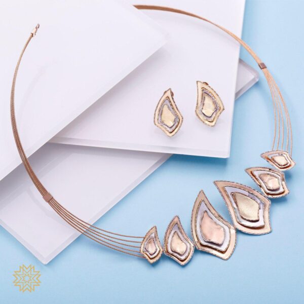 New age Rose Gold Necklace Set