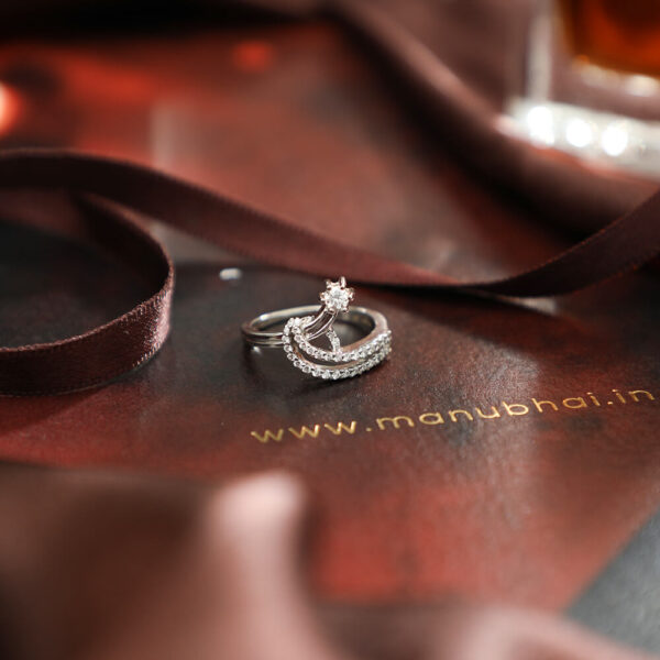 Manubhai Real Diamond Ring