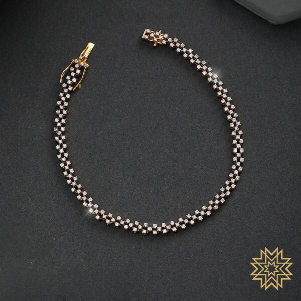 Manubhai Real Diamond Bangle