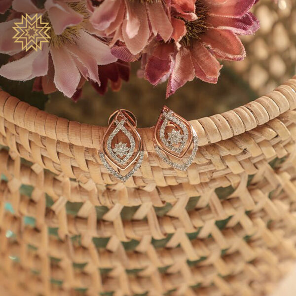 Manubhai Real Diamond Earrings