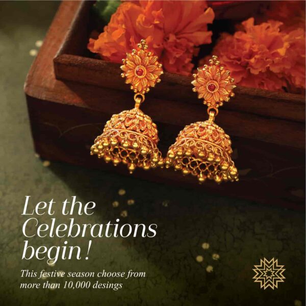 Manubhai Gold Earrings