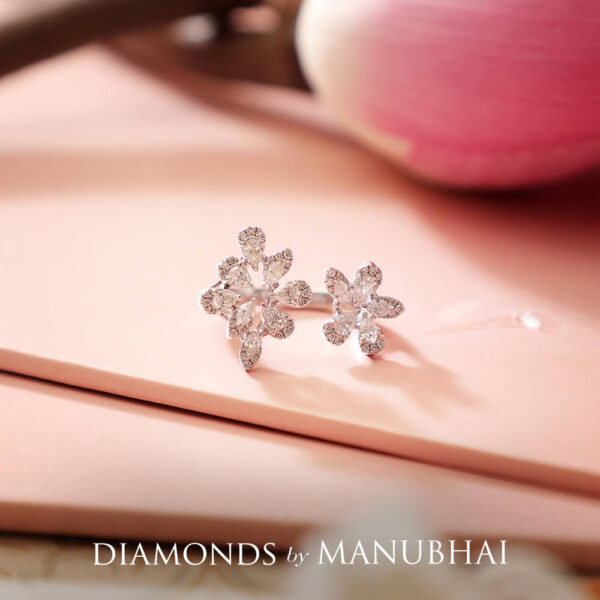 Manubhai Real Diamond Ring