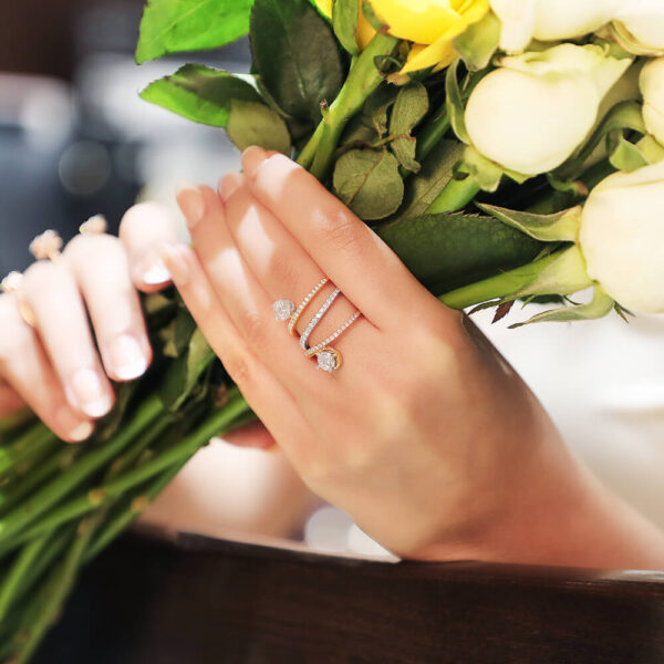 Manubhai Real Diamond Ring