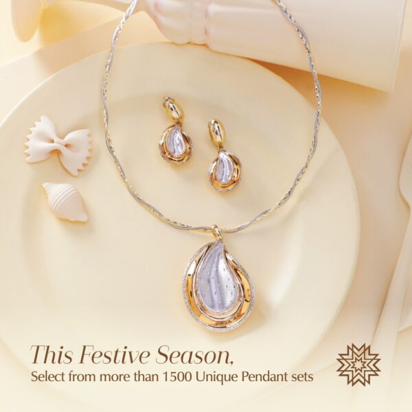 Manubhai Gold PENDANT SET