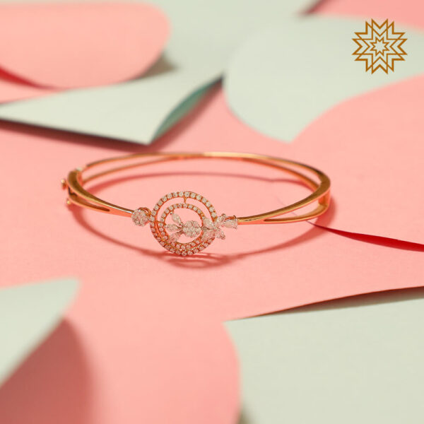 Manubhai Real Diamond Bangle