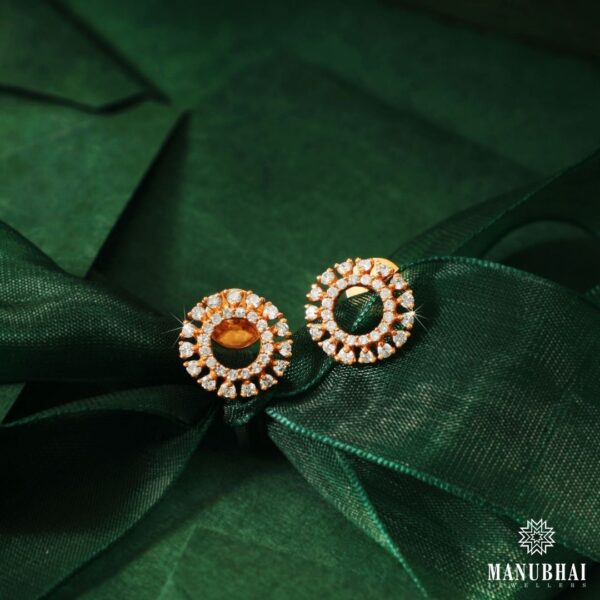 Real diamond earrings