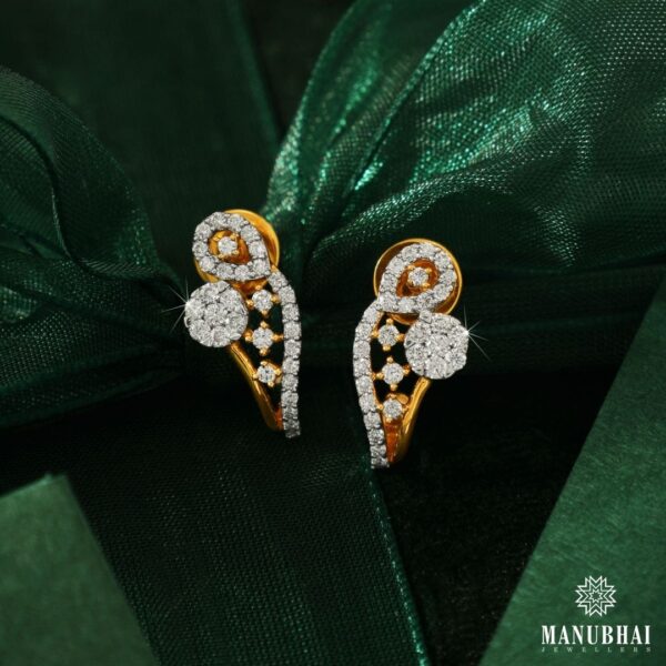 Real diamond earrings
