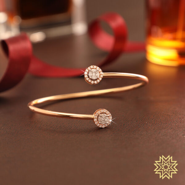 Manubhai Real Diamond Bangle