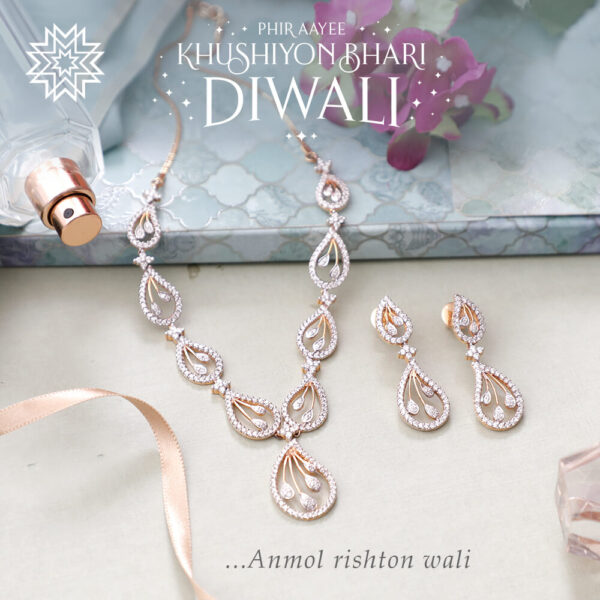 Manubhai Real Diamond Set