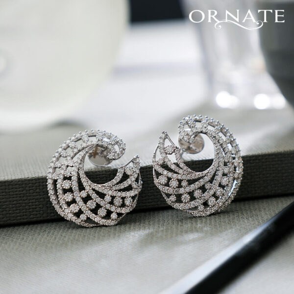 Manubhai Real Diamond Earrings