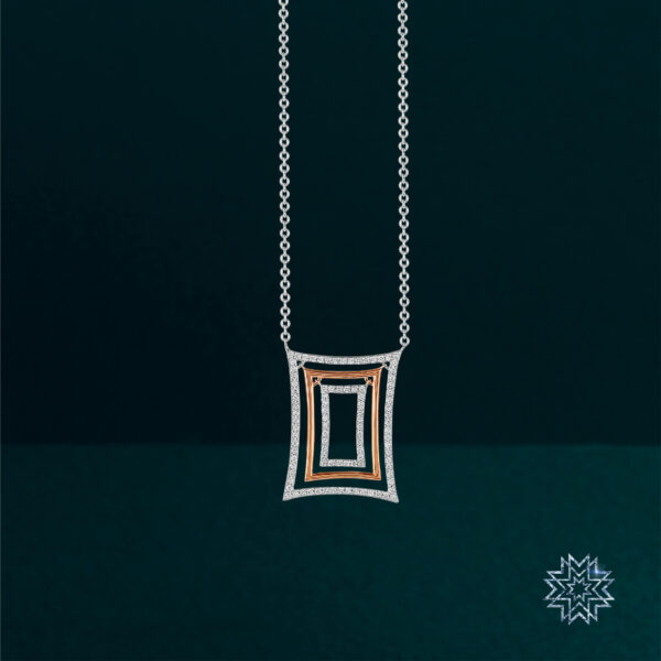 Manubhai Real Diamond PENDANT SET