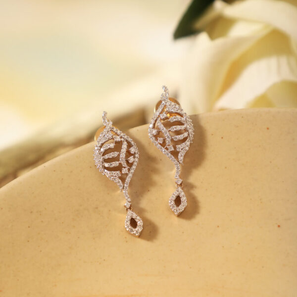 Manubhai Real Diamond Earrings