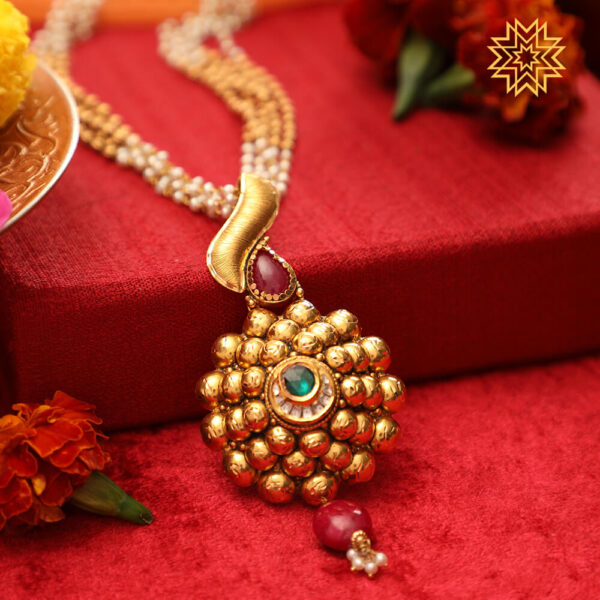 Manubhai Antique PENDANT SET