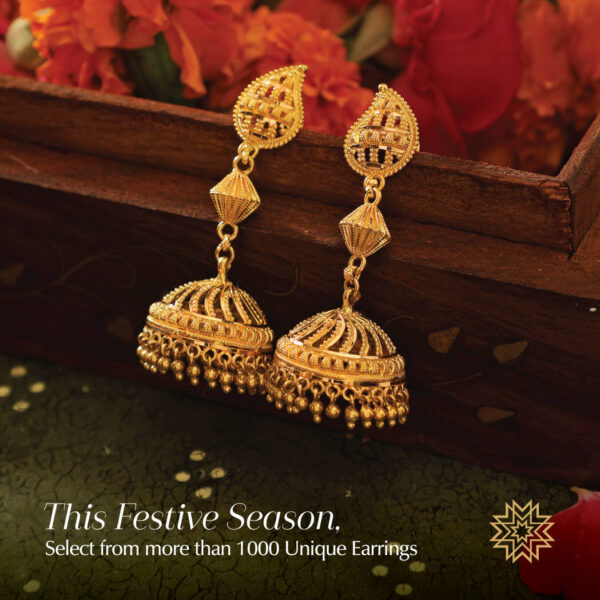 Manubhai Gold Earrings
