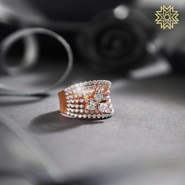 Manubhai Real Diamond Ring