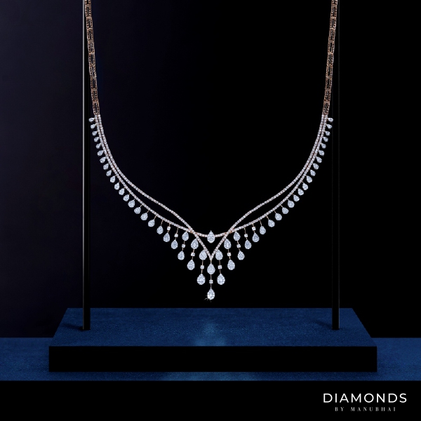 Diamond necklace set