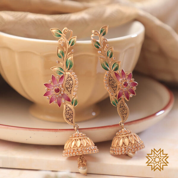 Manubhai Gold Earrings