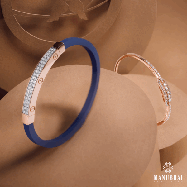 Real diamond bangle