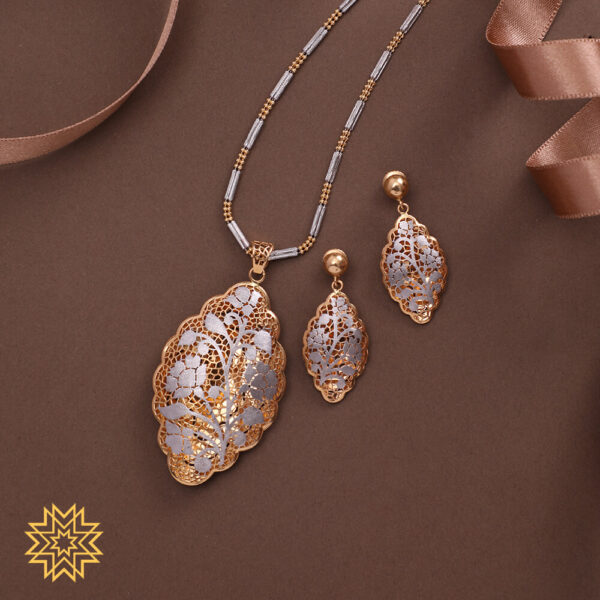 Manubhai Gold PENDANT SET